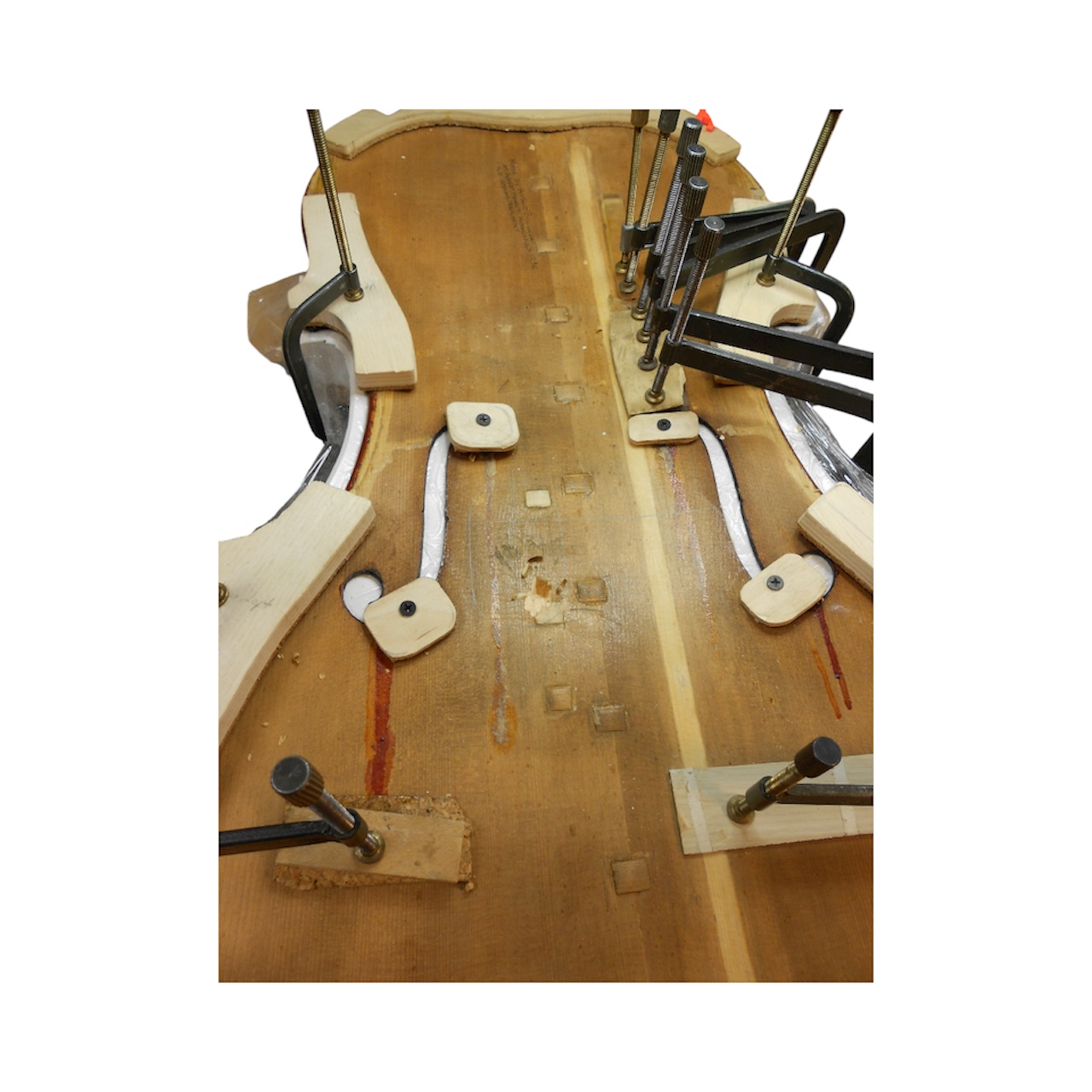 Arthur Broughan (1930) Cello Before Restoration