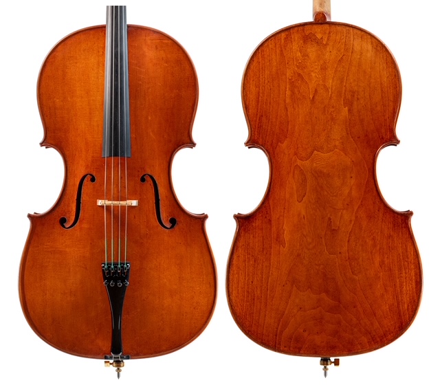 Handmade Cello - Front and Back
